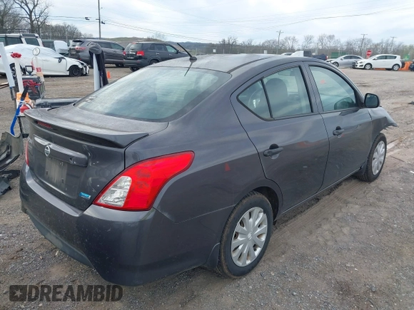 2015 Nissan Versa S Plus with VIN 3N1CN7AP5FL946211, listed as a IAAI auction lot 41858025 with 132,845 mi miles. Bid and sale history available at carsss.com. Image 4.