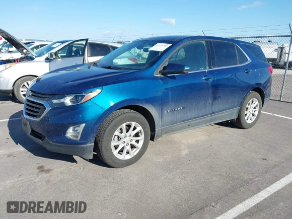 2019 Chevrolet Equinox LT z VIN 2GNAXTEV0K6138242, wystawiony jako IAAI lot #42313300 z przebiegiem 189 527 mil mil oraz . Historia ofert i sprzedaży dostępna na DreamBid. Obrazek 2.