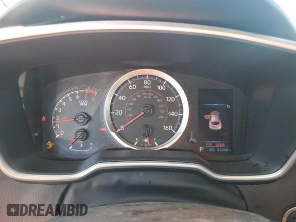 2021 Toyota Corolla Hatchback SE with VIN JTND4MBE4M3115822, listed as a Copart auction lot 77622034 with 83,268 mi miles and Salvage Title. Bid and sale history available at carsss.com. Image 9.