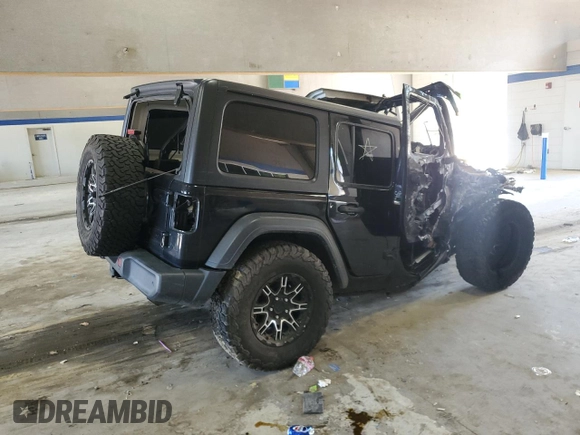 2021 Jeep Wrangler Unlimited Willys with VIN 1C4HJXDM3MW547787, listed as a Copart auction lot 55132965 with Not provided miles and Salvage title. Bid and sale history available at DreamBid. Image 3.