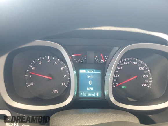 2015 Chevrolet Equinox LS with VIN 2GNALAEKXF1164274, listed as a Copart auction lot 51922125 with 121,260 mi miles and Clean Title. Bid and sale history available at DreamBid. Image 9.