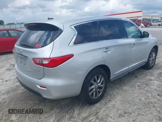 2014 Infiniti QX60 with VIN 5N1AL0MM4EC515710, listed as a IAAI auction lot 42545827 with 209,408 mi miles and . Bid and sale history available at DreamBid. Image 4.