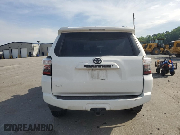 2021 Toyota 4Runner SR5 with VIN JTEMU5JR9M5895976, listed as a Copart auction lot 54110465 with 98,469 mi miles and Salvage title. Bid and sale history available at DreamBid. Image 6.