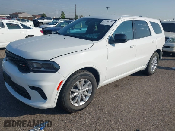 2025 Dodge Durango GT with VIN 1C4RDHDG0SC534554, listed as a IAAI auction lot 42761292 with 6,168 mi miles and . Bid and sale history available at DreamBid. Image 19.