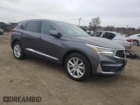 2020 Acura RDX with VIN 5J8TC1H37LL022221, listed as a Copart auction lot 47193345 with 35,204 mi miles and Salvage title. Bid and sale history available at DreamBid. Image 4.