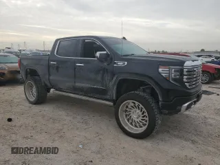 2022 GMC Sierra 1500 with VIN 3GTUUGET6NG639875, listed as a Copart auction lot 48213175 with 75,535 mi miles and Salvage Title. Bid and sale history available at DreamBid. Image 4.