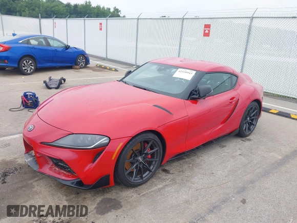 2024 Toyota Supra 3.0 with VIN WZ1DB0G03RW066541, listed as a IAAI auction lot 42520943 with 12,285 mi miles and . Bid and sale history available at DreamBid. Image 2.