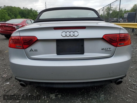 2013 Audi A5 Premium Plus z VIN WAULFAFH5DN006431, wystawiony jako Copart lot #55587605 z przebiegiem 105 472 mil mil oraz Szkoda całkowita • Salvage title. Historia ofert i sprzedaży dostępna na DreamBid. Obrazek 6.