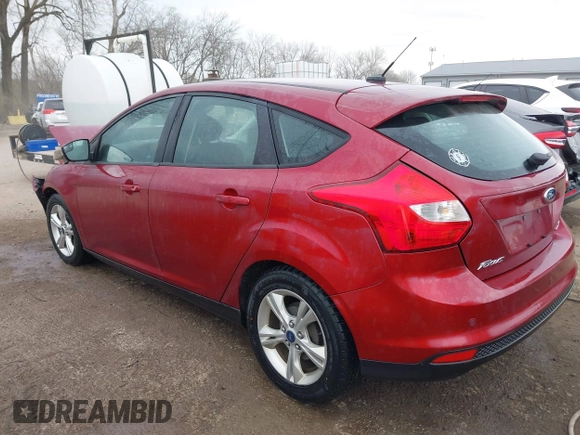 2013 Ford Focus SE with VIN 1FADP3K2XDL232936, listed as a IAAI auction lot 41898606 with 145,759 mi miles. Bid and sale history available at carsss.com. Image 3.
