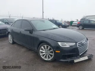 2017 Audi A4 Premium with VIN WAUANAF44HN008104, listed as a IAAI auction lot 41715805 with 130,254 mi miles. Bid and sale history available at carsss.com. Image 1.
