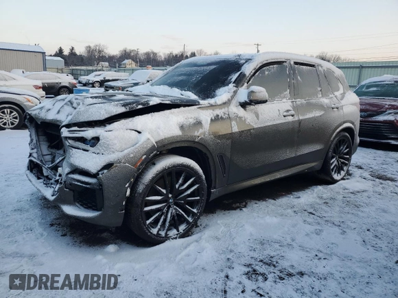 2023 BMW X5 xDrive40i with VIN 5UXCR6C07P9P85087, listed as a Copart auction lot 89091475 with Not provided miles and Salvage title. Bid and sale history available at DreamBid. Image 1.