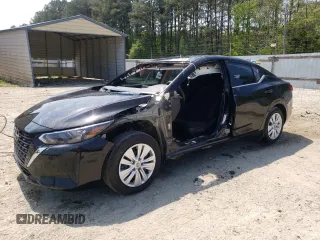 2024 Nissan Sentra S with VIN 3N1AB8BV1RY327700, listed as a Copart auction lot 55067195 with 1,074 mi miles and Salvage title. Bid and sale history available at DreamBid. Image 1.