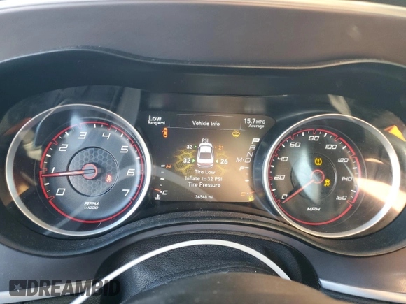 2022 Dodge Charger R/T with VIN 2C3CDXCT6NH172461, listed as a Copart auction lot 88461965 with 36,548 mi miles and Salvage Title. Bid and sale history available at DreamBid. Image 9.