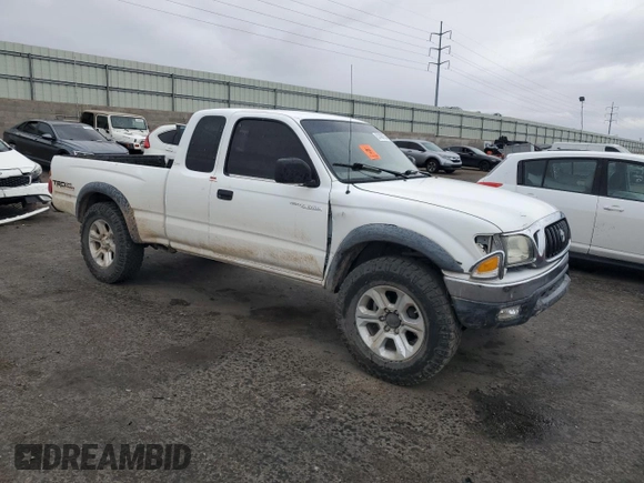 2002 Toyota Tacoma z VIN 5TEWN72N42Z895430, wystawiony jako Copart lot #57458155 z przebiegiem Nie podano mil oraz Szkoda całkowita • Salvage title. Historia ofert i sprzedaży dostępna na DreamBid. Obrazek 4.