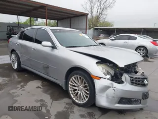 2005 Infiniti G35 z VIN JNKCV51EX5M225675, wystawiony jako IAAI lot #41855837 z przebiegiem Nie podano mil oraz . Historia ofert i sprzedaży dostępna na DreamBid. Obrazek 1.