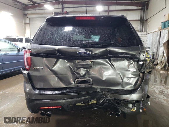 2018 Ford Explorer Sport with VIN 1FM5K8GT6JGA24211, listed as a Copart auction lot 52427215 with 71,788 mi miles and Salvage Title. Bid and sale history available at DreamBid. Image 6.