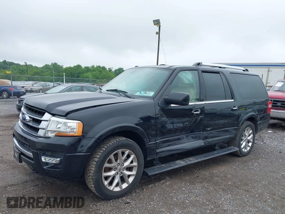 2015 Ford Expedition Max Limited with VIN 1FMJK2AT0FEF45948, listed as a IAAI auction lot 42270255 with 103,553 mi miles and . Bid and sale history available at DreamBid. Image 6.