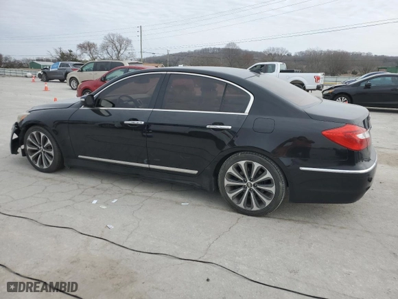 2013 Hyundai Genesis 5.0L R-Spec with VIN KMHGC4DHXDU246092, listed as a Copart auction lot 45556245 with 139,951 mi miles and Salvage Title. Bid and sale history available at carsss.com. Image 2.