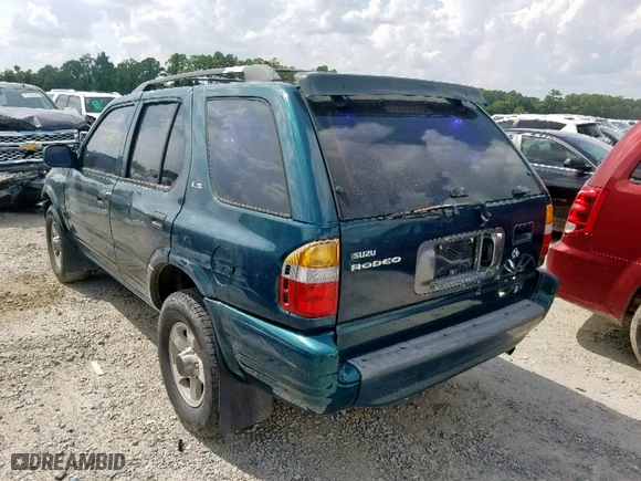 1999 Isuzu Rodeo S with VIN 4S2CK58W6X4366887, listed as a Copart auction lot 47527309 with 177,199 mi miles and Salvage Title. Bid and sale history available at carsss.com. Image 3.