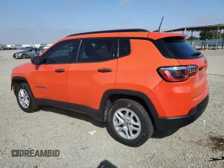 2017 Jeep Compass Sport с VIN 3C4NJCAB9HT690673, выставлен на аукционе Copart как лот 57122075 с пробегом 94 107 миль миль и Списание • Salvage title. История ставок и продаж доступна на DreamBid. Изображение 2.