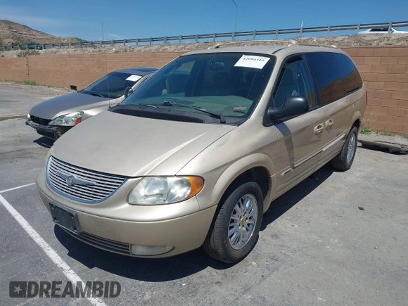 2001 Chrysler Town & Country Limited with VIN 2C8GP64L31R241168, listed as a IAAI auction lot 42094315 with 213,800 mi miles. Bid and sale history available at carsss.com. Image 2.