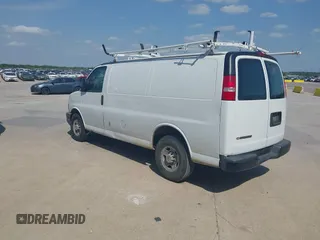 2019 Chevrolet Express Cargo Van with VIN 1GCWGAFPXK1164773, listed as a IAAI auction lot 41984554 with 87,916 mi miles. Bid and sale history available at carsss.com. Image 3.