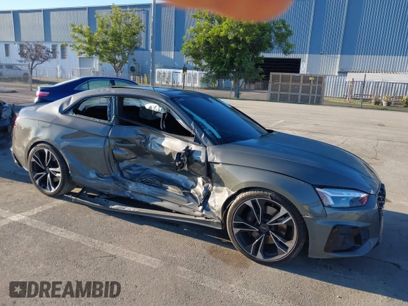 2023 Audi S5 Premium Plus with VIN WAUP4AF58PA001748, listed as a IAAI auction lot 41194878 with 33,877 mi miles and . Bid and sale history available at DreamBid. Image 1.