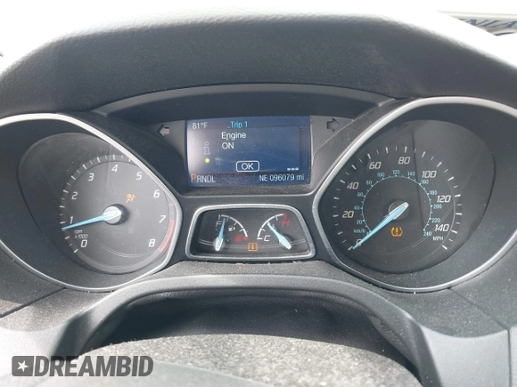 2014 Ford Focus SE with VIN 1FADP3K22EL251661, listed as a IAAI auction lot 41905464 with 96,079 mi miles. Bid and sale history available at carsss.com. Image 7.