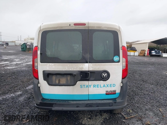 2015 Ram ProMaster City Cargo Tradesman with VIN ZFBERFAT8F6A72602, listed as a IAAI auction lot 41709295 with 133,802 mi miles. Bid and sale history available at carsss.com. Image 16.