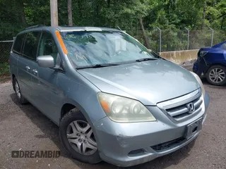 2006 Honda Odyssey EX-L z VIN 5FNRL38756B070167, wystawiony jako IAAI lot #42678397 z przebiegiem 155 958 mil mil oraz . Historia ofert i sprzedaży dostępna na DreamBid. Obrazek 1.