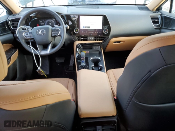 2025 Lexus NX 350h with VIN 2T2AKCEZ8SC043304, listed as a Copart auction lot 42719255 with 1,221 mi miles and Salvage Title. Bid and sale history available at DreamBid. Image 8.
