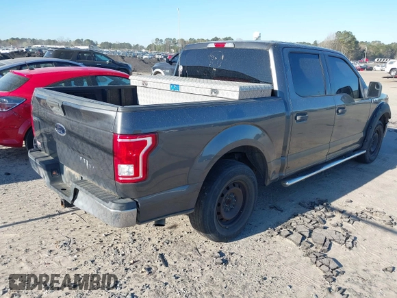 2017 Ford F-150 XL with VIN 1FTEW1C87HFA70423, listed as a IAAI auction lot 41906972 with 225,319 mi miles and . Bid and sale history available at DreamBid. Image 4.