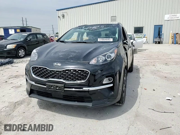 2021 Kia Sportage EX с VIN KNDPN3AC6M7928743, выставлен на аукционе Copart как лот 51664695 с пробегом 9 308 миль миль и Списание • Salvage title. История ставок и продаж доступна на DreamBid. Изображение 11.