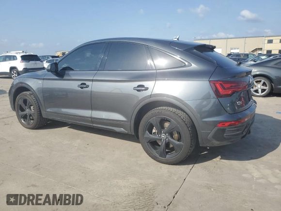 2021 Audi Q5 Sportback Premium Plus with VIN WA15AAFY7M2093321, listed as a Copart auction lot 52825995 with 46,179 mi miles and Clean title. Bid and sale history available at DreamBid. Image 2.