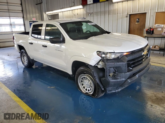 2025 Chevrolet Colorado 2WD Work Truck with VIN 1GCPSBEK0S1170824, listed as a Copart auction lot 64129245 with 6,732 mi miles and Clean title. Bid and sale history available at DreamBid. Image 4.