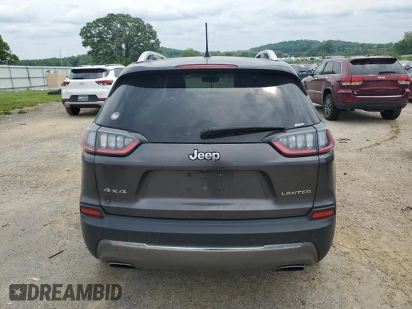 2019 Jeep Cherokee Limited with VIN 1C4PJMDN6KD117182, listed as a Copart auction lot 59202265 with 91,279 mi miles and Non repairable. Bid and sale history available at DreamBid. Image 6.