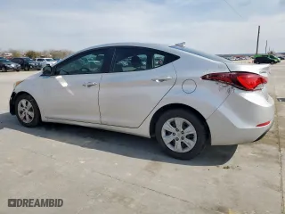 2016 Hyundai Elantra GL with VIN 5NPDH4AE7GH741478, listed as a Copart auction lot 45610985 with 177,715 mi miles and Salvage Title. Bid and sale history available at carsss.com. Image 2.
