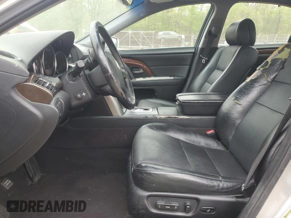 2006 Acura RL with VIN JH4KB16506C011002, listed as a Copart auction lot 53621895 with 171,105 mi miles and Salvage Title. Bid and sale history available at DreamBid. Image 7.