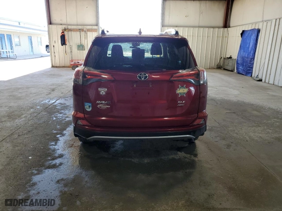 2018 Toyota RAV4 XLE with VIN 2T3RFREV6JW839243, listed as a Copart auction lot 48991585 with 90,239 mi miles and Salvage Title. Bid and sale history available at carsss.com. Image 6.