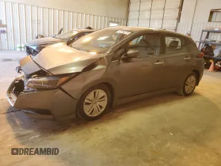 2023 Nissan LEAF S with VIN 1N4AZ1BV0PC555053, listed as a Copart auction lot 47196275 with 22,800 mi miles and Salvage Title. Bid and sale history available at DreamBid. Image 1.