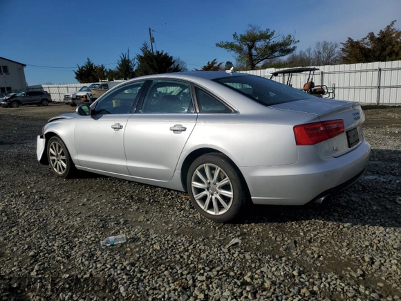 2015 Audi A6 2.0T Premium Plus with VIN WAUGFAFC4FN024606, listed as a Copart auction lot 50426205 with 79,507 mi miles and Salvage Title. Bid and sale history available at carsss.com. Image 2.