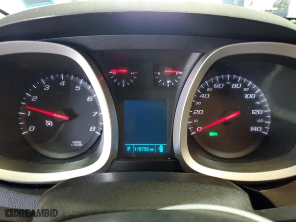 2013 Chevrolet Equinox LT with VIN 2GNFLNEK9D6181189, listed as a Copart auction lot 53377285 with 119,756 mi miles and Salvage Title. Bid and sale history available at carsss.com. Image 9.