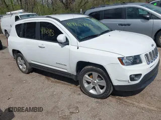 2016 Jeep Compass Latitude with VIN 1C4NJDEB1GD616457, listed as a IAAI auction lot 41962493 with 80,717 mi miles and . Bid and sale history available at DreamBid. Image 1.