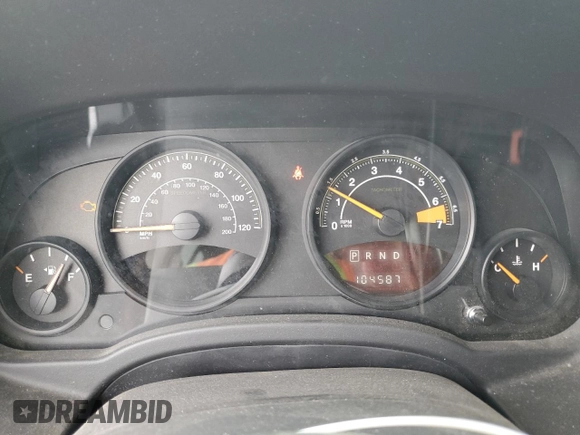 2016 Jeep Patriot Latitude with VIN 1C4NJRFB0GD522016, listed as a Copart auction lot 54688695 with 104,587 mi miles and Salvage title. Bid and sale history available at DreamBid. Image 9.