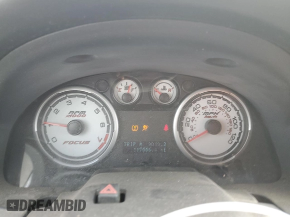 2008 Ford Focus SE with VIN 1FAHP35N78W279594, listed as a Copart auction lot 52183015 with 117,086 mi miles and Salvage Title. Bid and sale history available at carsss.com. Image 9.