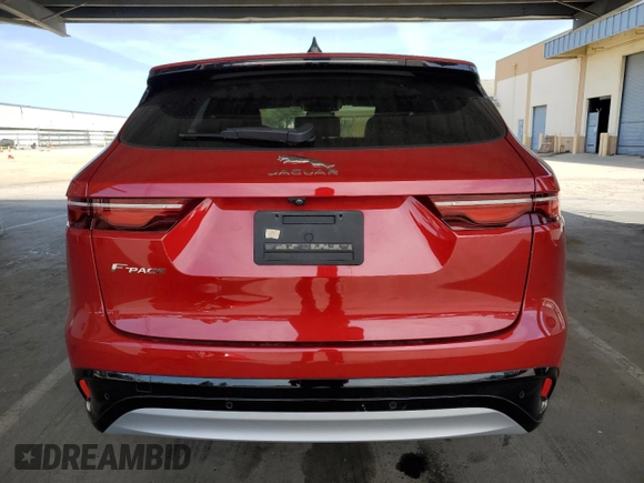 2022 Jaguar F-Pace S with VIN SADCJ2EXXNA689658, listed as a Copart auction lot 54337025 with 35,666 mi miles and Salvage title. Bid and sale history available at DreamBid. Image 6.