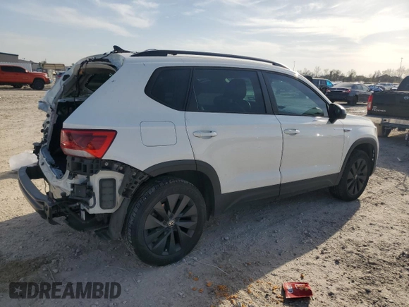 2022 Volkswagen Taos S z VIN 3VVDX7B23NM046240, wystawiony jako Copart lot #48912275 z przebiegiem 66 777 mil mil oraz Szkoda całkowita • Salvage title. Historia ofert i sprzedaży dostępna na DreamBid. Obrazek 3.