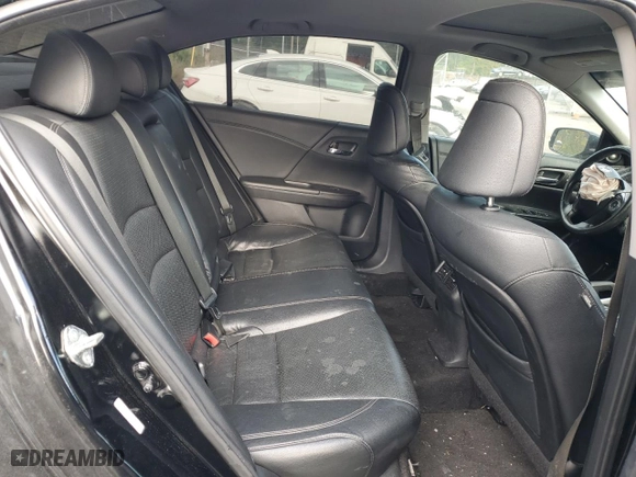 2014 Honda Accord Sedan EX-L with VIN 1HGCR3F88EA034434, listed as a Copart auction lot 75690144 with 135,963 mi miles and Salvage Title. Bid and sale history available at carsss.com. Image 10.