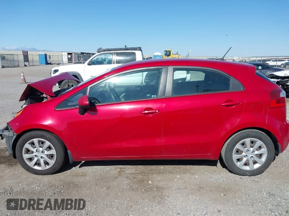 2015 Kia Rio LX with VIN KNADM5A30F6500710, listed as a IAAI auction lot 42049467 with 138,271 mi miles. Bid and sale history available at carsss.com. Image 15.