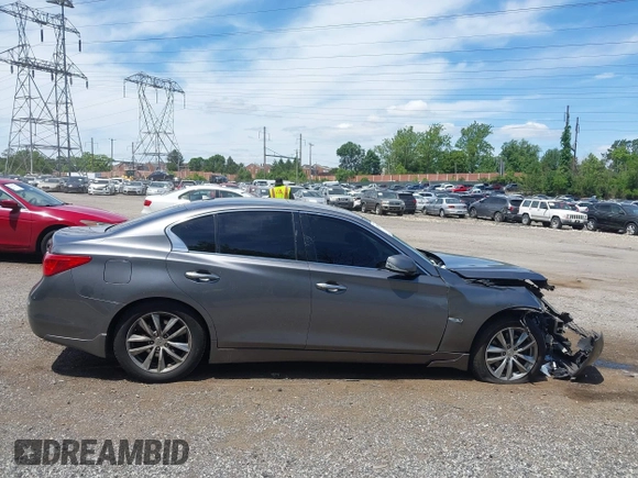 2014 Infiniti Q50 Premium with VIN JN1BV7AR5EM684966, listed as a IAAI auction lot 42306878 with 166,800 mi miles and . Bid and sale history available at DreamBid. Image 13.
